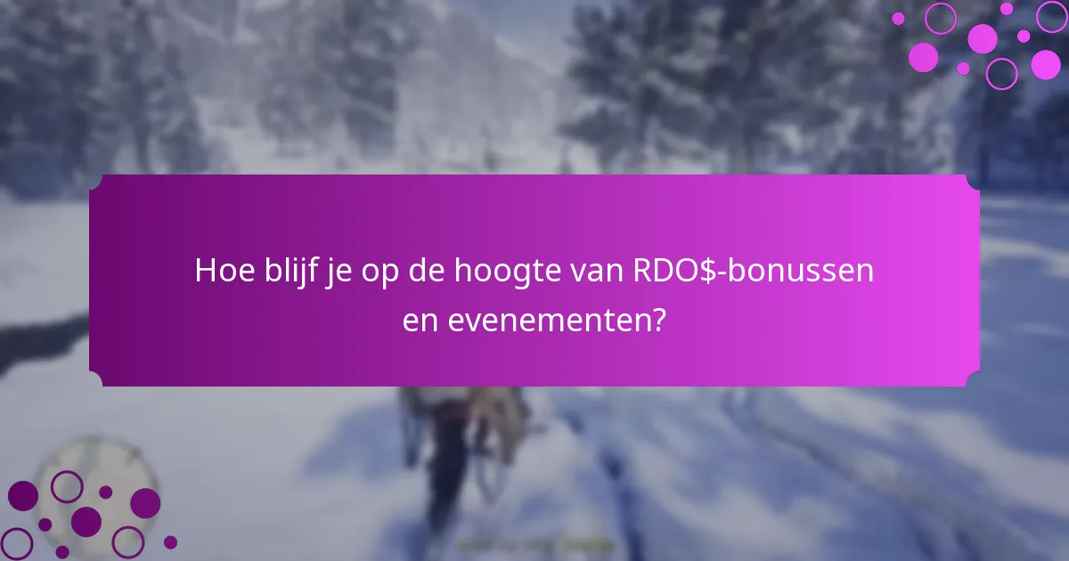 Welke evenementuitdagingen zijn beschikbaar voor RDO$-bonussen?