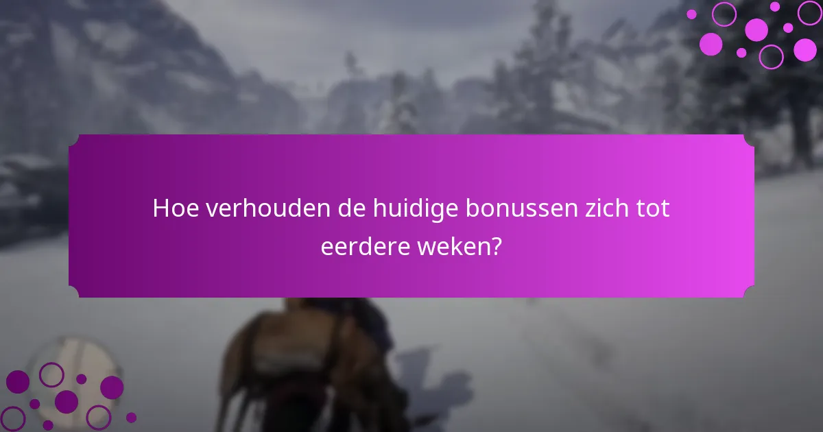 Wanneer beginnen en eindigen wekelijkse evenementbonussen?
