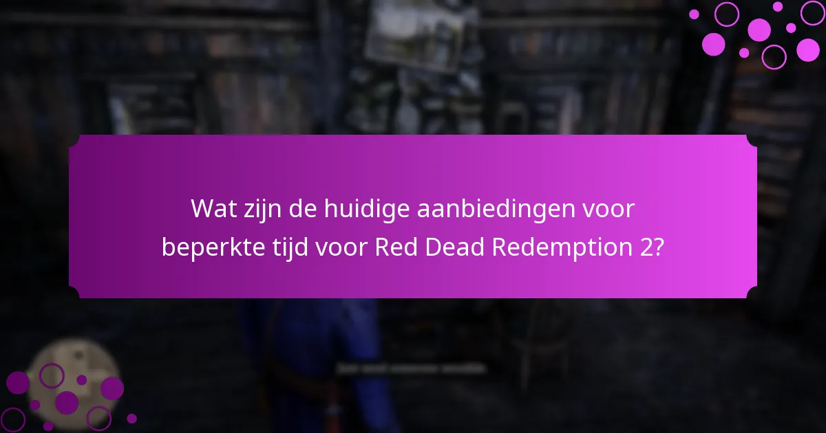 Welke platformpromoties zijn beschikbaar voor Red Dead Redemption 2?